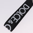 DOLCE&GABBANA Key Holder Strap Polyester Black Silver Auth BA15457A-4