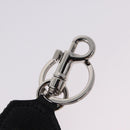 DOLCE&GABBANA Key Holder Strap Polyester Black Silver Auth BA15457A-5