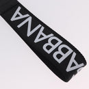 DOLCE&GABBANA Key Holder Strap Polyester Black Silver Auth BA15457A-6
