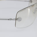 CHANEL Rimless Sunglasses Metal Silver CC Auth BA15458-9