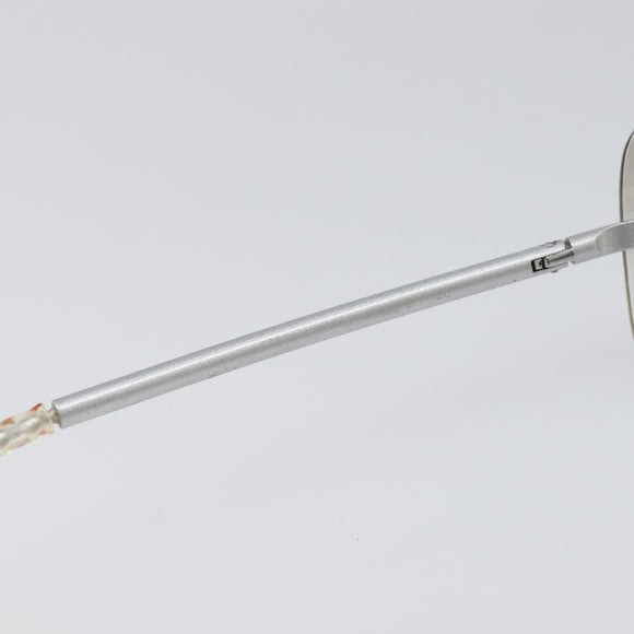 CHANEL Rimless Sunglasses Metal Silver CC Auth BA15458