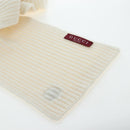 GUCCI Scarf Cashmere Ivory Gold Tone 773426 Auth BA15459V-12