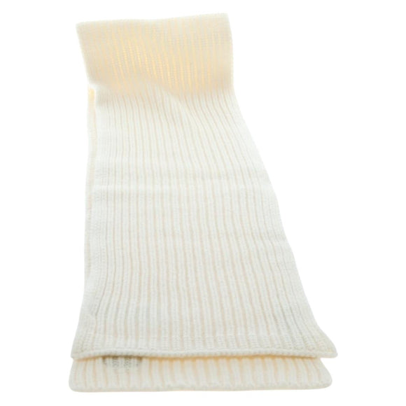GUCCI Scarf Cashmere Ivory Gold Tone 773426 Auth BA15459V