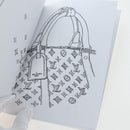 LOUIS VUITTON Wax Crayons & Coloring Book Set Multicolor LV Auth BA15460V-25
