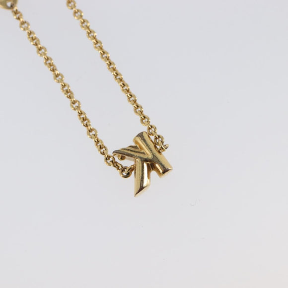 LOUIS VUITTON LV&ME K GP Bracelet Metal Gold Tone M67168 LV Auth BA15461V