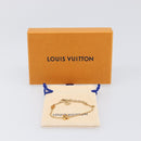 LOUIS VUITTON LV&ME K GP Bracelet Metal Gold Tone M67168 LV Auth BA15461V-12