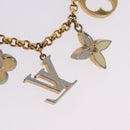 LOUIS VUITTON Fleur de Monogram Charm Metal Gold Tone LV Auth BA15463-10