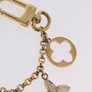 LOUIS VUITTON Fleur de Monogram Charm Metal Gold Tone LV Auth BA15463-11