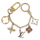 LOUIS VUITTON Fleur de Monogram Charm Metal Gold Tone LV Auth BA15463-2