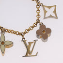 LOUIS VUITTON Fleur de Monogram Charm Metal Gold Tone LV Auth BA15463-4