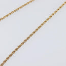 Christian Dior Necklace Metal Gold Tone Green Auth BA15465V-11