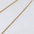 Christian Dior Necklace Metal Gold Tone Green Auth BA15465V-21