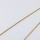 Christian Dior Necklace Metal Gold Tone Green Auth BA15465V-5