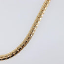 Christian Dior Necklace Metal Gold Tone Auth BA15466V-10