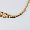 Christian Dior Necklace Metal Gold Tone Auth BA15466V-11