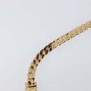 Christian Dior Necklace Metal Gold Tone Auth BA15466V-15
