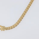 Christian Dior Necklace Metal Gold Tone Auth BA15466V-21