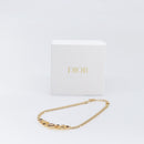 Christian Dior Necklace Metal Gold Tone Auth BA15466V-23