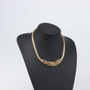 Christian Dior Necklace Metal Gold Tone Auth BA15466V-24