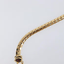 Christian Dior Necklace Metal Gold Tone Auth BA15466V-4