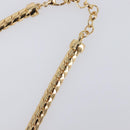 Christian Dior Necklace Metal Gold Tone Auth BA15466V-8