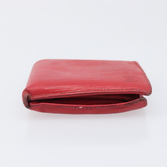 LOUIS VUITTON Epi Wallet 5 Set Red Blue Yellow LV Auth BA15468