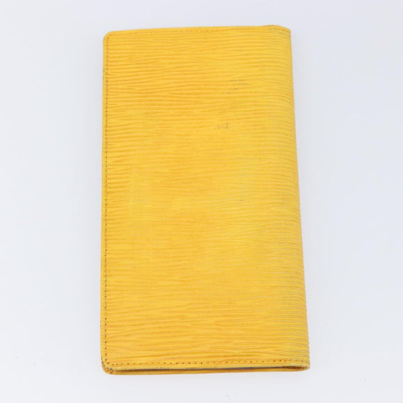LOUIS VUITTON Epi Wallet 5 Set Red Blue Yellow LV Auth BA15468