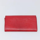 LOUIS VUITTON Epi Wallet 5 Set Red Green Blue LV Auth BA15469-11