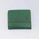 LOUIS VUITTON Epi Wallet 5 Set Red Green Blue LV Auth BA15469-24