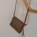 GUCCI GG Canvas Shoulder Bag Brown Gold Auth BA1547-24