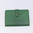 LOUIS VUITTON Epi 5 Set Wallet Red Yellow Green LV Auth BA15470-22