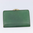 LOUIS VUITTON Epi 5 Set Wallet Red Yellow Green LV Auth BA15470-23