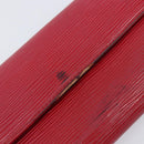 LOUIS VUITTON Epi 5 Set Wallet Red Yellow Green LV Auth BA15470-34