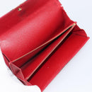 LOUIS VUITTON Epi 5 Set Wallet Red Yellow Green LV Auth BA15470-36