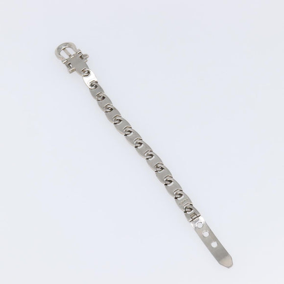 Salvatore Ferragamo Bracelet Metal Silver Auth BA15472A