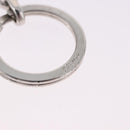 CARTIER Must Line Double C Decor Key Holder Silver Auth BA15473A-10