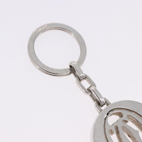 CARTIER Must Line Double C Decor Key Holder Silver Auth BA15473A