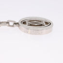 CARTIER Must Line Double C Decor Key Holder Silver Auth BA15473A-9