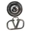 VALENTINO Earring Metal Silver Auth BA15474V-5