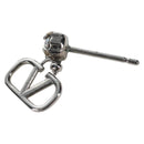 VALENTINO Earring Metal Silver Auth BA15474V-9