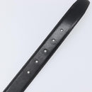 CELINE Belt Leather 5 Set Brown Gold Tone Silver Auth BA15477-22