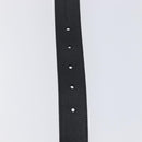 CELINE Belt Leather 5 Set Brown Gold Tone Silver Auth BA15477-6