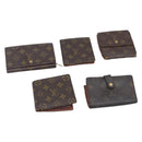 LOUIS VUITTON Monogram Wallet 5 Set LV Auth BA15478-1