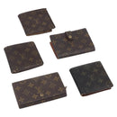 LOUIS VUITTON Monogram Wallet 5 Set LV Auth BA15479-1