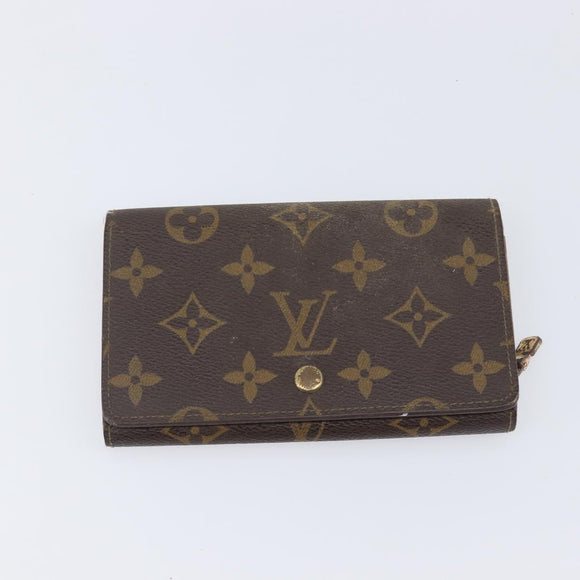 LOUIS VUITTON Monogram Wallet 5 Set LV Auth BA15479