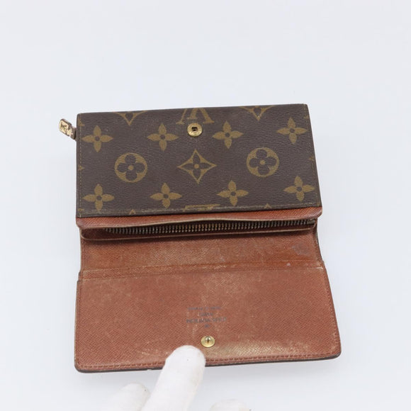 LOUIS VUITTON Monogram Wallet 5 Set LV Auth BA15479
