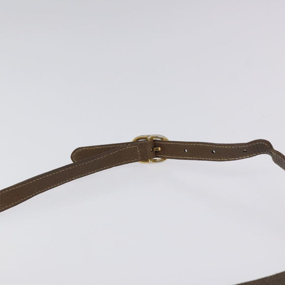 GUCCI GG Supreme Web Sherry Line Bag PVC Beige Gold 72 02 088 Auth BA1548