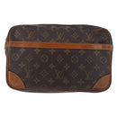 LOUIS VUITTON Monogram Compiegne 28 Clutch Bag M51845 LV Auth BA15480-2