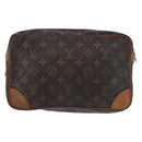 LOUIS VUITTON Monogram Compiegne 28 Clutch Bag M51845 LV Auth BA15480-3