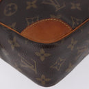 LOUIS VUITTON Monogram Compiegne 28 Clutch Bag M51845 LV Auth BA15481-7